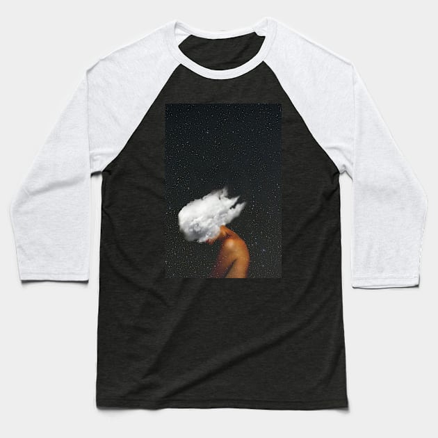 Nebula Woman Baseball T-Shirt by DreamCollage